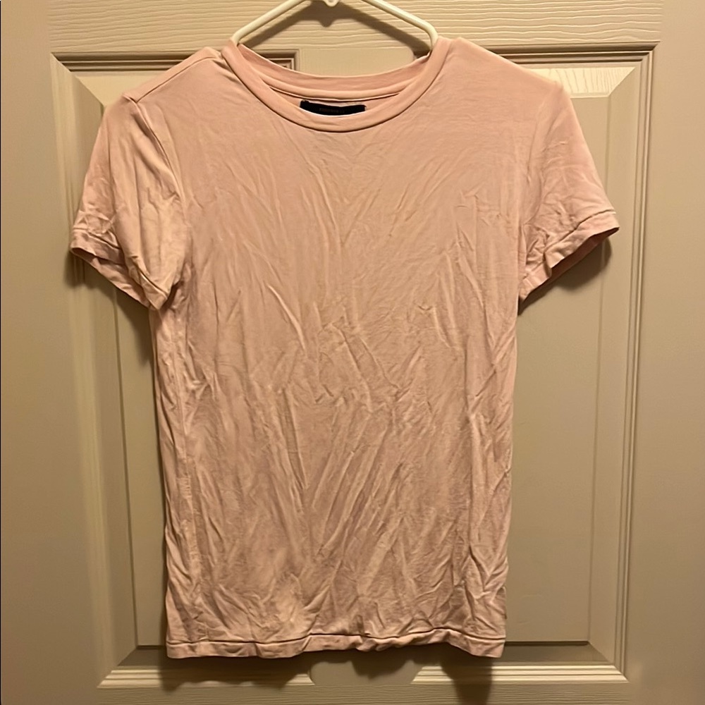Forever 21 Pink Fitted Short Sleeve Tee